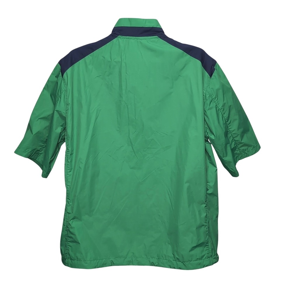 Polo Golf Ralph Lauren 1/4 Zip Windbreaker Mens L Green Pullover Short Sleeve - Picture 2 of 16